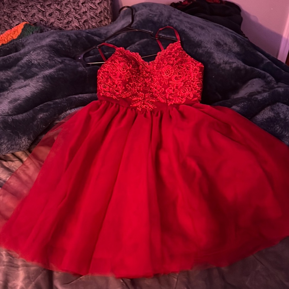 Red Homecoming dress